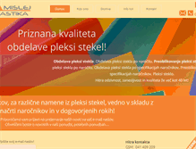 Tablet Screenshot of mislej-plastika.si